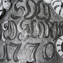 1770 - Inschrift an der Kirchenorgel. <i>Bild 61007 Denner</i><br><a href=/confor2/?bld=61007&pst=60833&aid=86>Download (Anfrage)</a>  /  <a href=/?page_id=60833#jig2>zur Galerie</a>
