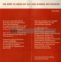 10. Februar: Gedenkdatum für Bertolt Brecht und Hans Modrow | Rudi Denner/R-mediabase | <a href=/confor2/?bld=80509&t=d&pst=80472&aid=86&dc=2346&i1=Rudi%20Denner/R-mediabase><strong>Download Bild 80509...</strong></a> |