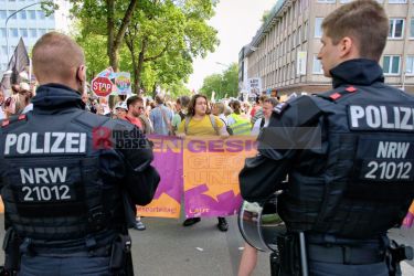 Protest gegen den AfD Parteitag in Essen <i>Bild Bitzel/R-mediabase</i> <br><a href=/confor2/?bld=82757&pst=82745&aid=70&dc=0936&i1=Bitzel/R-mediabase><strong>Downloadanfrage</strong></a>  