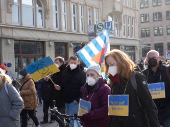 Demo gegen Ukraine-Krieg <i>Bild  63023 Grueter</i><br><a href=/confor2/?bld=63023&pst=62983&aid=575>Anfrage <strong>Download</strong></a>