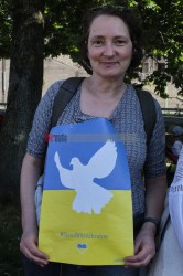 Demonstration und Veranstaltung gegen den russischen Krieg gegen die Ukraine <i>Bild  65641 Hans-Dieter Hey</i><br><a href=/confor2/?bld=65641&pst=65553&aid=14>Anfrage <strong>Download</strong></a>