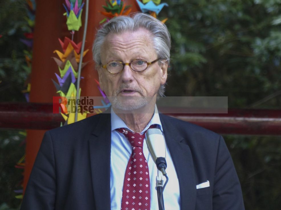 77. Gedenktag an die Opfer für die Atombombenabwürfe <i>Bild Denner/R-mediabase</i> <br><a href=/confor2/?bld=67702&pst=67677&aid=86&dc=2207&i1=Denner/R-mediabase><strong>Downloadanfrage</strong></a>