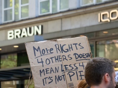 More rights for others doesn't mean less 4 U it's not pie <i>Bild 67842 Grueter</i><br><a href=/email-download/?bld=67842><strong>DirektDownload</strong></a>