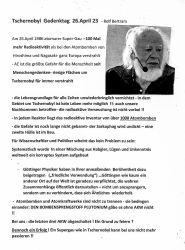 37 Jahre AKW-Katastrophe in Tschernobyl - Gedenkfeier in Göttingen am 26. April 2023 <i>Bild KPWittemann/R-mediabase</i> <br><a href=/confor2/?bld=75305&pst=75295&aid=187&i1=KPWittemann/R-mediabase>Download Bild 75305</a>  <br><a href=/?p=75295>Zum Beitrag 75295</a>