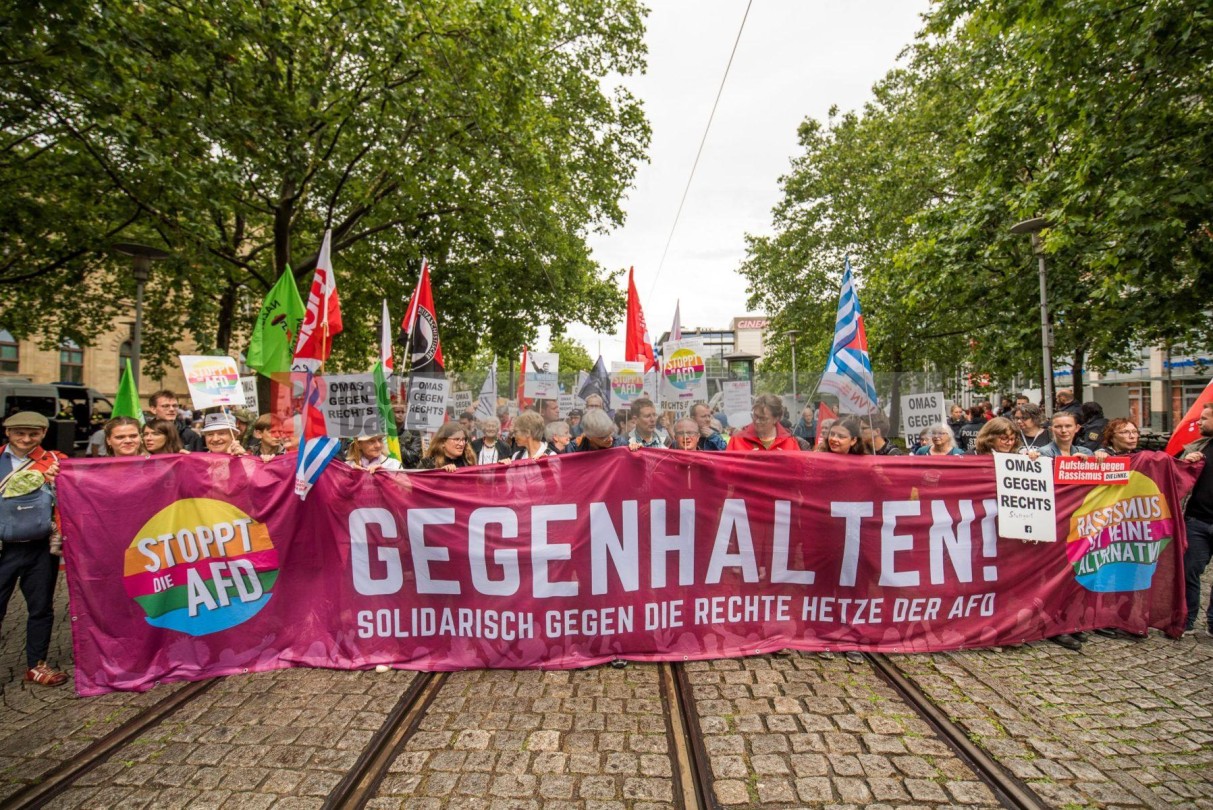 Demo gegen den Bundesparteitag der AfD in Magdeburg <i>Bild 76383 Christian Schneider</i><br>