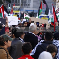 Pro Palästina Demo in Düsseldorf <i>Bild 77408 Manuela Hillekamps</i><br><a href=/confor2/?bld=77408&pst=77400&aid=613>Download (Anfrage)</a>  /  <a href=/?page_id=77400#jig2>zur Galerie</a>