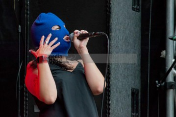 Während des Rudolstadt Festivals im Juli 2022: Pussy Riot | Jens Schulze / R-mediabase | <a href=/confor2/?bld=86589&t=r&pst=86541&aid=146&dc=1054&i1=Jens%20Schulze%20/%20R-mediabase>Anfrage Bildnr: 86589</a> |
