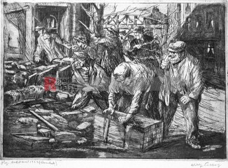 Willy Colberg Hbg. Aufstand 1923 Barmbek, Hamburger Aufstand 1923 | grueter/r-mediabase / R-mediabase | <a href=/confor2/?bld=92370&t=d&pst=92361&aid=575&dc=1823&i1=grueter/r-mediabase%20/%20R-mediabase><strong>Download Bild 92370...</strong></a>  |