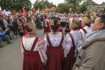 80. Jahrestag der Befreiung – Veranstaltung am Museum Berlin Karlshorst | Rudi Denner/R-mediabase / R-mediabase | <a href=/confor2/?bld=94360&t=d&pst=94339&aid=86&dc=1332&i1=Rudi%20Denner/R-mediabase%20/%20R-mediabase><strong>Download Bild 94360...</strong></a>  |