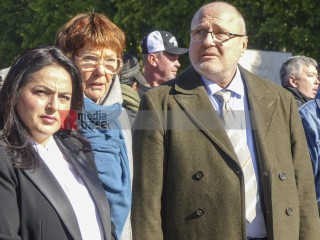 80. Jahrestag der Befreiung – Gedenken am sowjetischen Ehrenmal im Treptower Park | Rudi Denner/R-mediabase / R-mediabase | <a href=/confor2/?bld=94396&t=d&pst=94374&aid=86&dc=1343&i1=Rudi%20Denner/R-mediabase%20/%20R-mediabase><strong>Download Bild 94396...</strong></a>  |