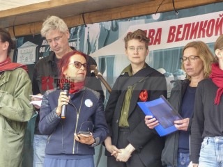 80. Jahrestag der Befreiung – Veranstaltung am Museum Berlin Karlshorst | Rudi Denner/R-mediabase / R-mediabase | <a href=/confor2/?bld=94367&t=d&pst=94339&aid=86&dc=1333&i1=Rudi%20Denner/R-mediabase%20/%20R-mediabase><strong>Download Bild 94367...</strong></a>  |