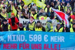 Warnstreik von ver.di in Dortmund