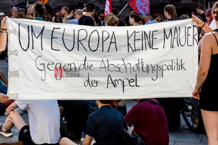 Gegen die GEAS-Reform - Kundgebung am 20. Juni 2023 in Göttingen