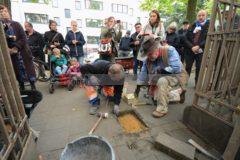 Stolperstein-Verlegung durch Günter Demnig