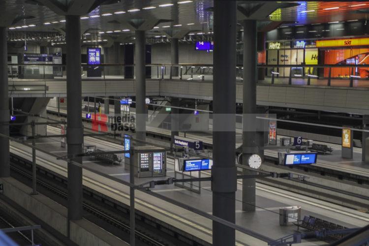 GDL-Streik - Eindrücke vom Hauptbahnhof in Berlin